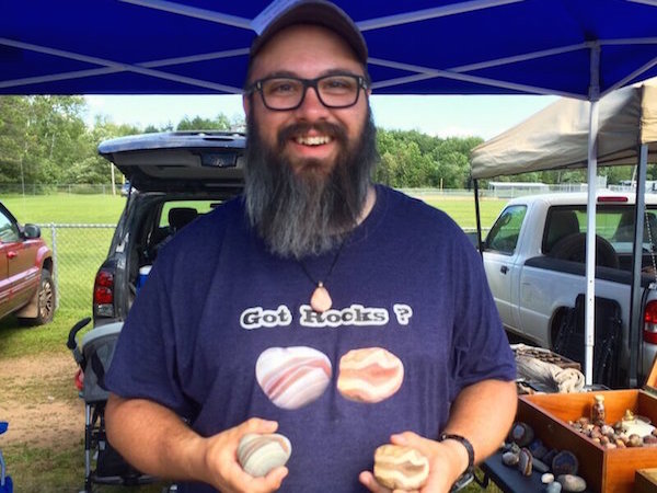 Moose Lake Agate Days: Erik Rintanaki from Michigan 