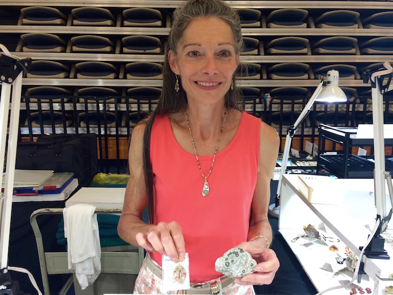 Frederick WI Gem and Mineral Show Cynthia Kelman Jewelry 