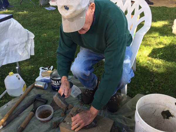 Two Harbors 2015 Gem and Mineral Show: Jim Cordes: Thomsonite Specialist